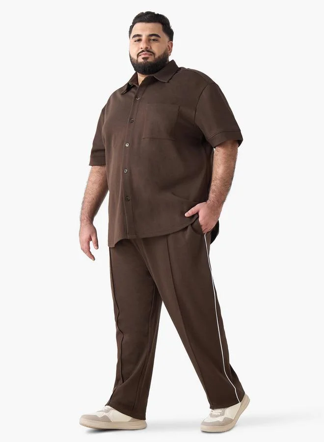 Maxim Men Relaxed Fit Joggers with Drawstring Closure